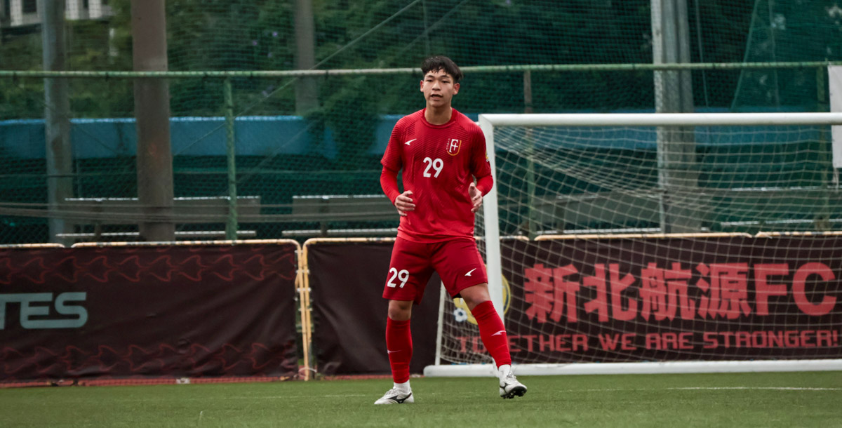 輔大李彥儒助球隊扳平比數。攝/林秀炘