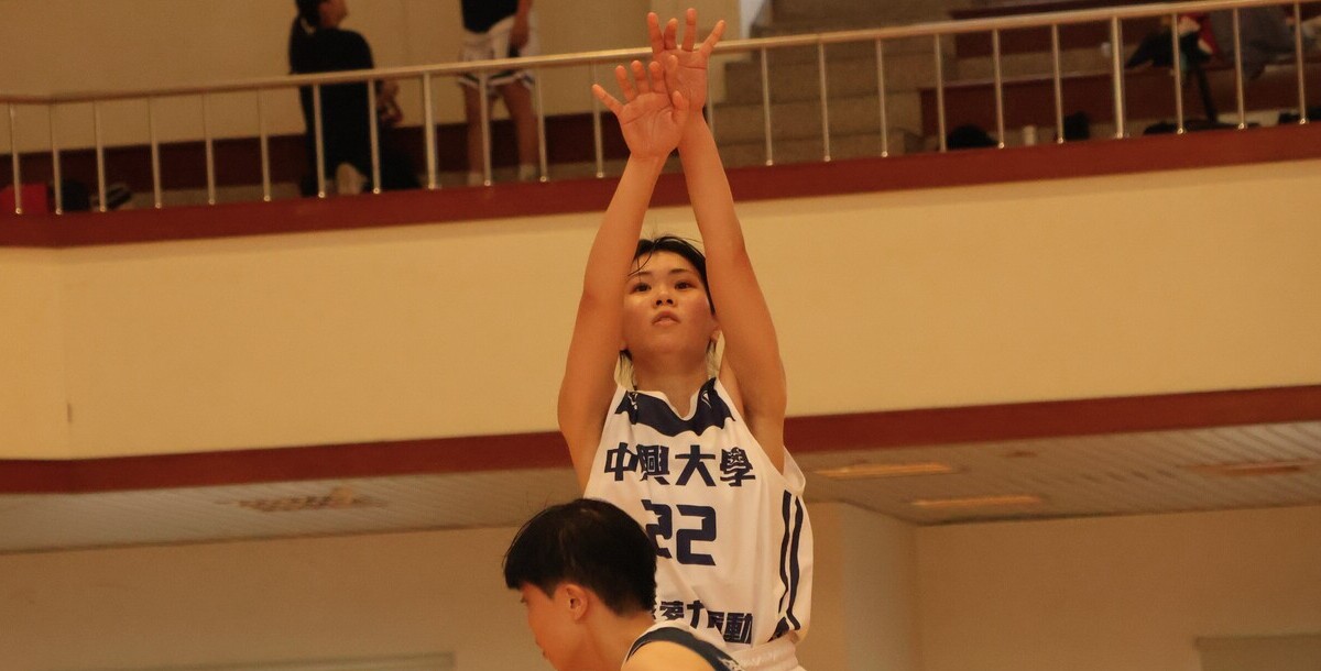 中興仲田結璃貢獻5顆外線奪下25分。攝/陳冠頡