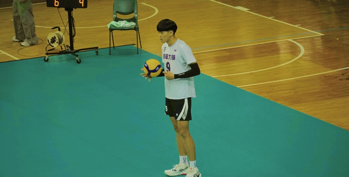 清大主力羅文夆本場攻擊表現亮眼。攝/游麗穎