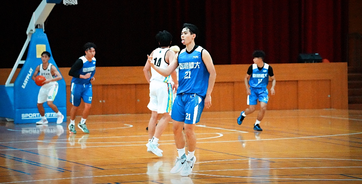 臺體林奕宏擔任奇兵,身為大前鋒、中鋒,單場貢獻3記三分球。攝/施浚璿