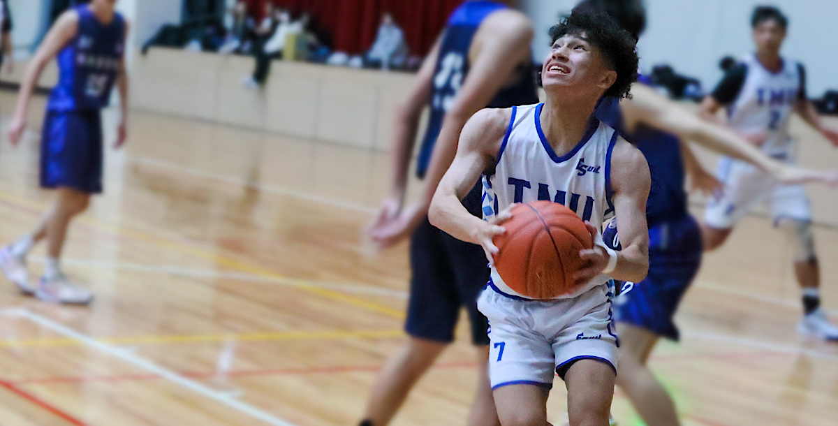 德明黃鈺權攻下全場最高26分，但球隊無法獲勝。攝/陳品儒