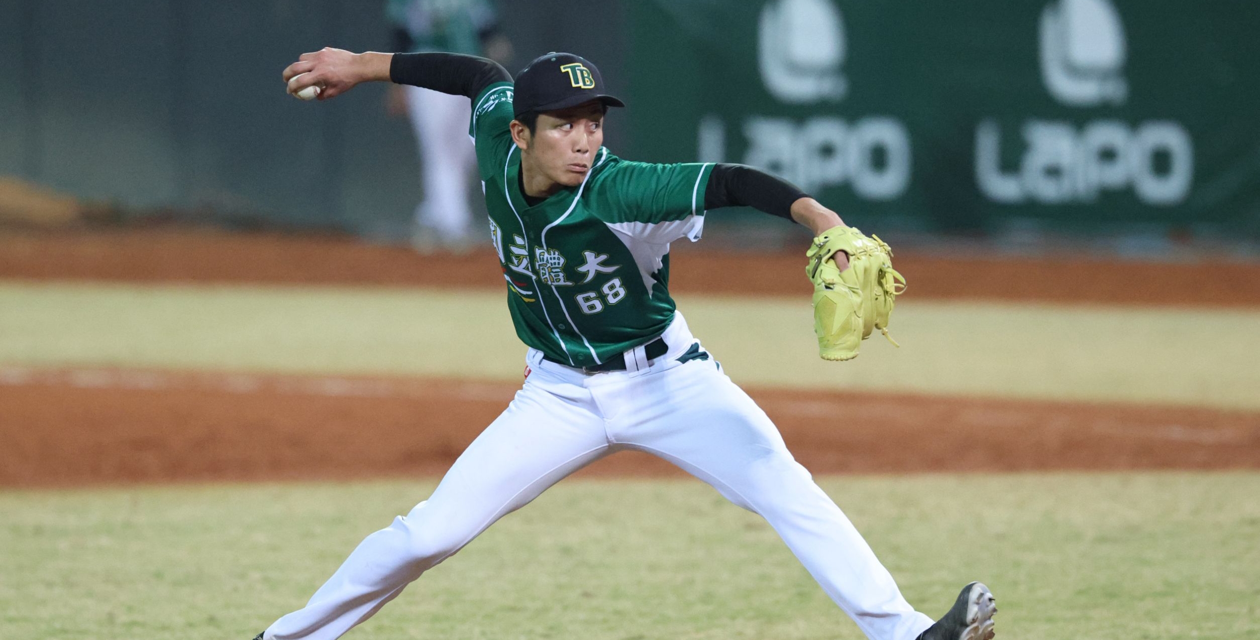 國立體大范博凱後援上場6.1局5K拿下勝投。攝/大會