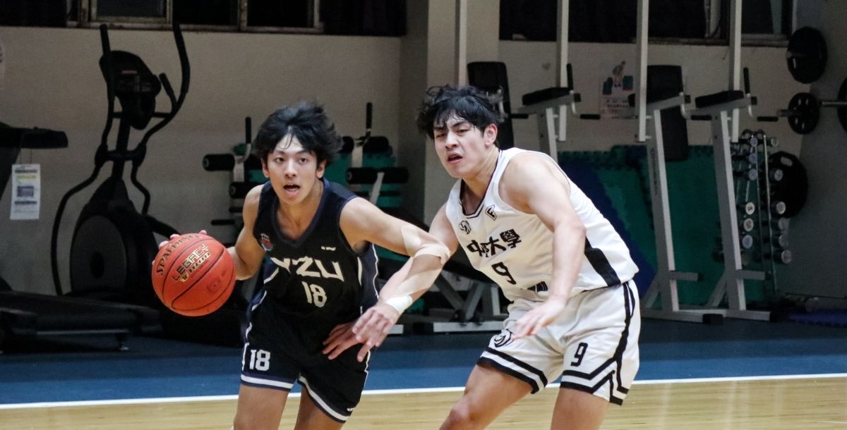 元智邱俊睿今投進三計三分彈，拿下全隊最高21分。攝/周依柔
