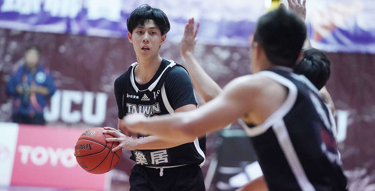 杭州亞運3x3籃球金牌、臺科大汪哲宇本屆首戰UBA刷新個人一級得分新高。攝/大專體總