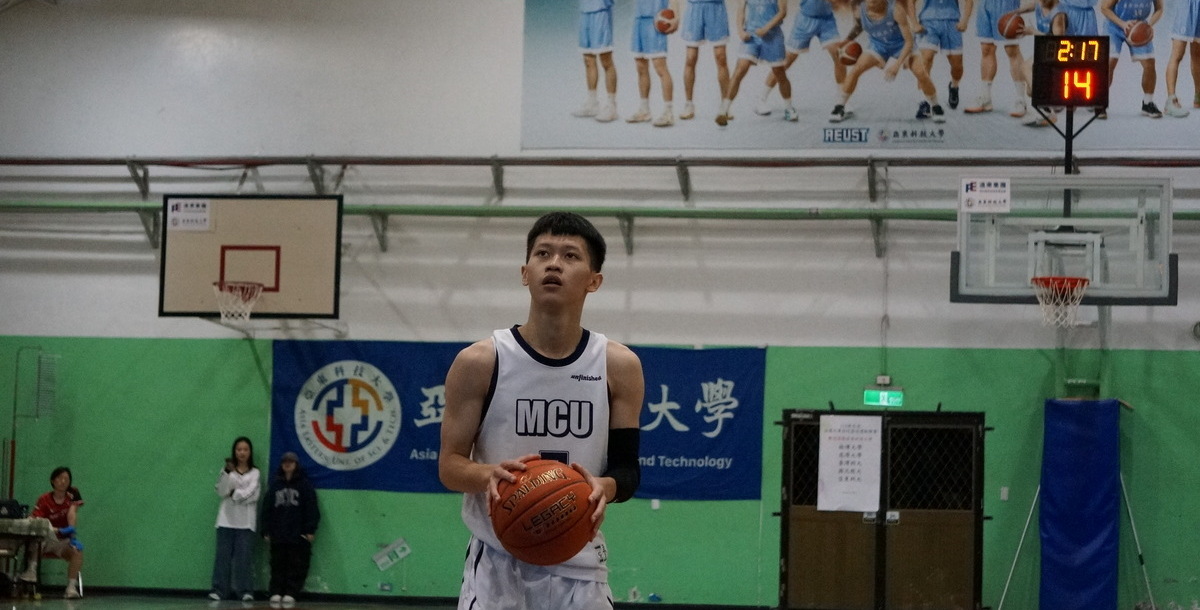 銘傳隊長張圻安拿下全隊最高8分。攝/陳致昕