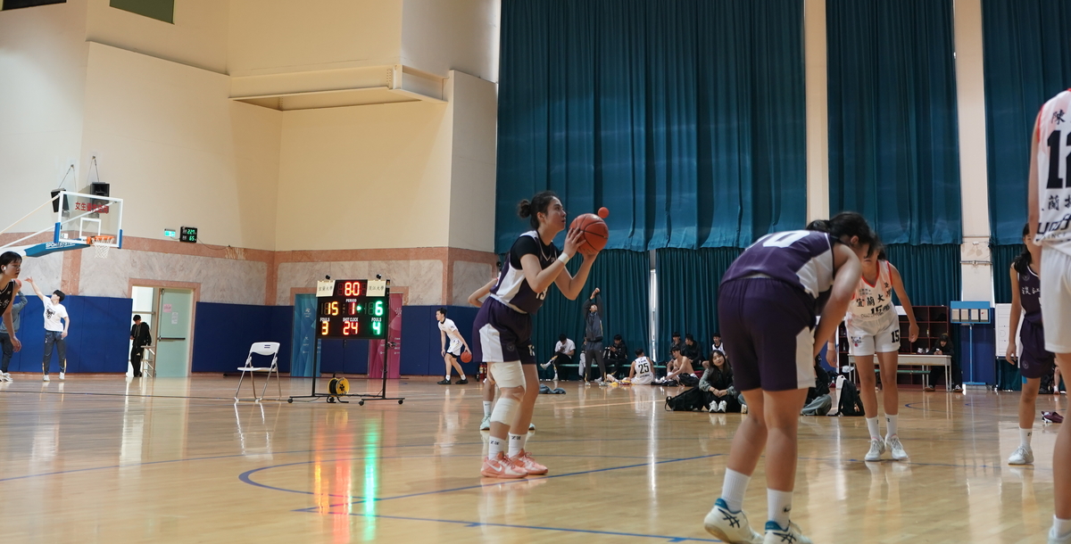 淡江大學隊長楊彗妡穩定軍心,是球隊的靈魂人物。攝/李孟璇