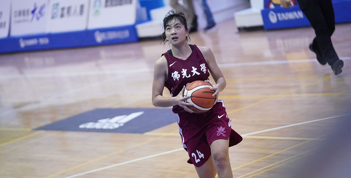 佛光大學大一菜鳥前鋒陳郁婷。攝/大專體總