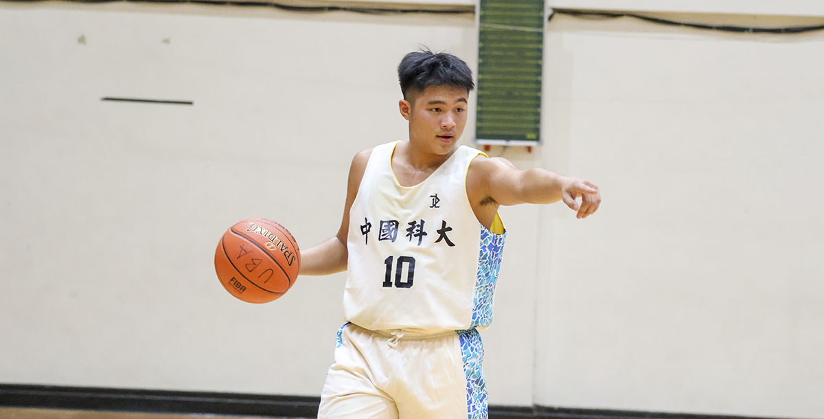 中國科大謝民偉初登板攻下24分。攝/蔡書庭