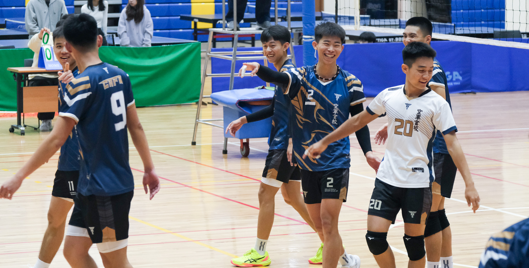 本學年預賽呂旼欣首度帶隊踏上大專聯賽的殿堂。攝/李慈恩