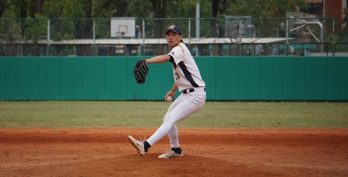 銘傳王凱威登板後援。攝/陳致昕