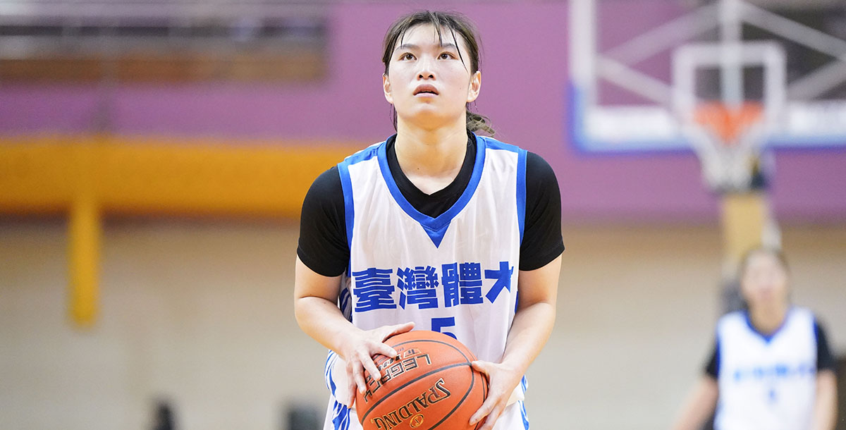 臺灣體大劉彥慈攻下全隊最高27分，包含最後一顆超前分。攝/大專體總