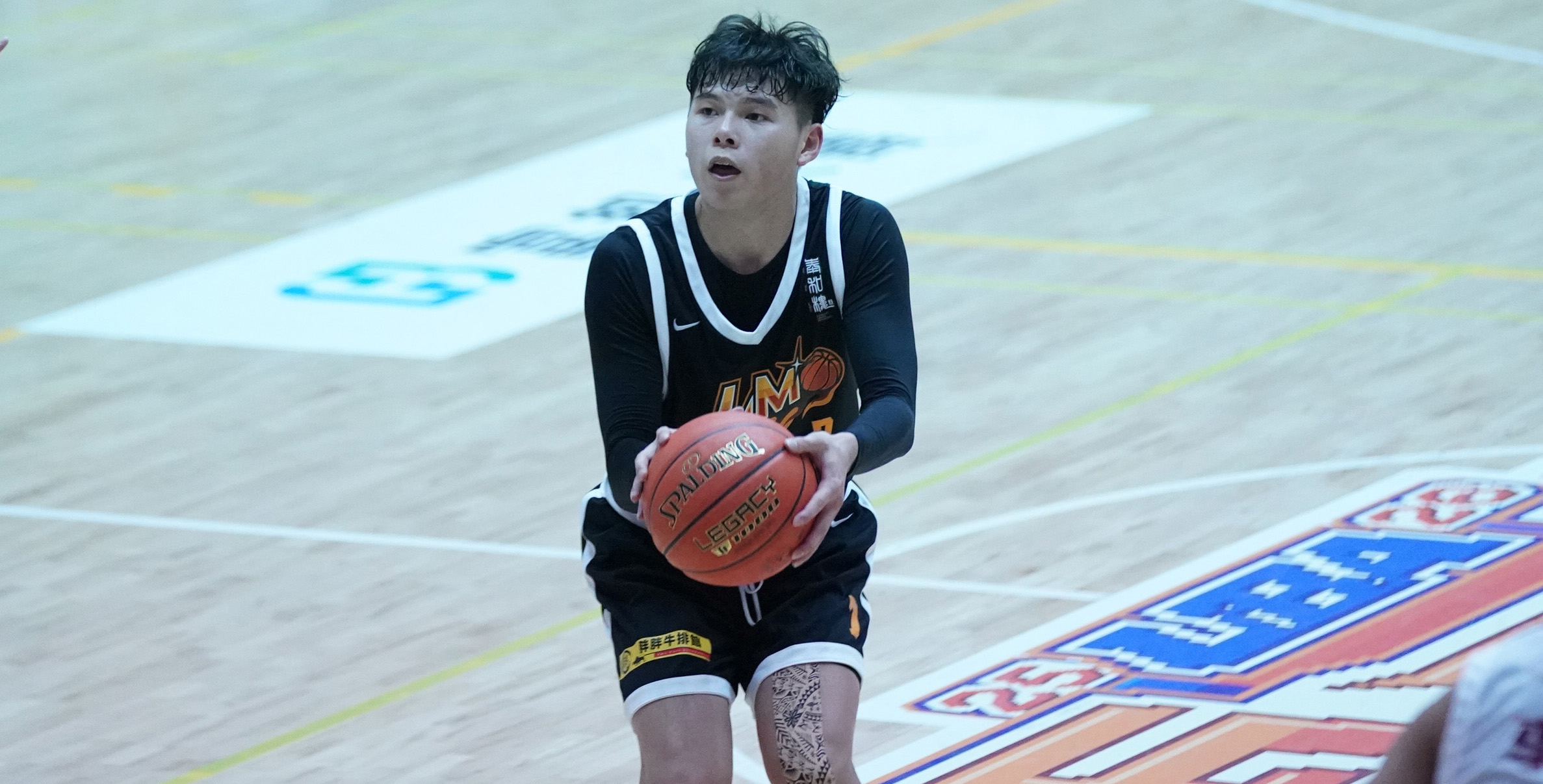 黎明學院謝侄豈10分11籃板6助攻。攝/大專體總