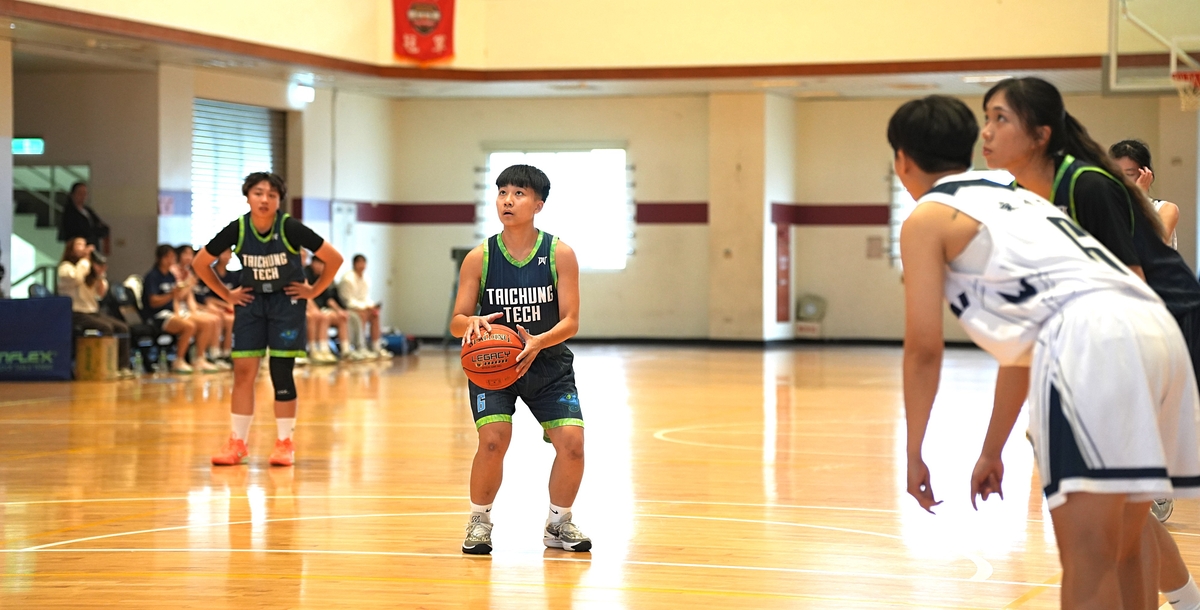 中科大隊長姜怡均攻下全隊次高21分。攝／施浚璿