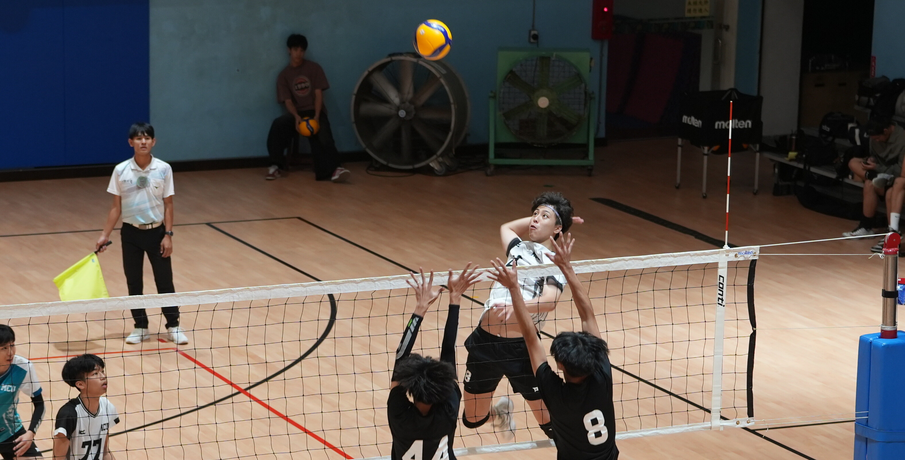 銘傳潘信佑攻擊得分。攝/楊鈞茹