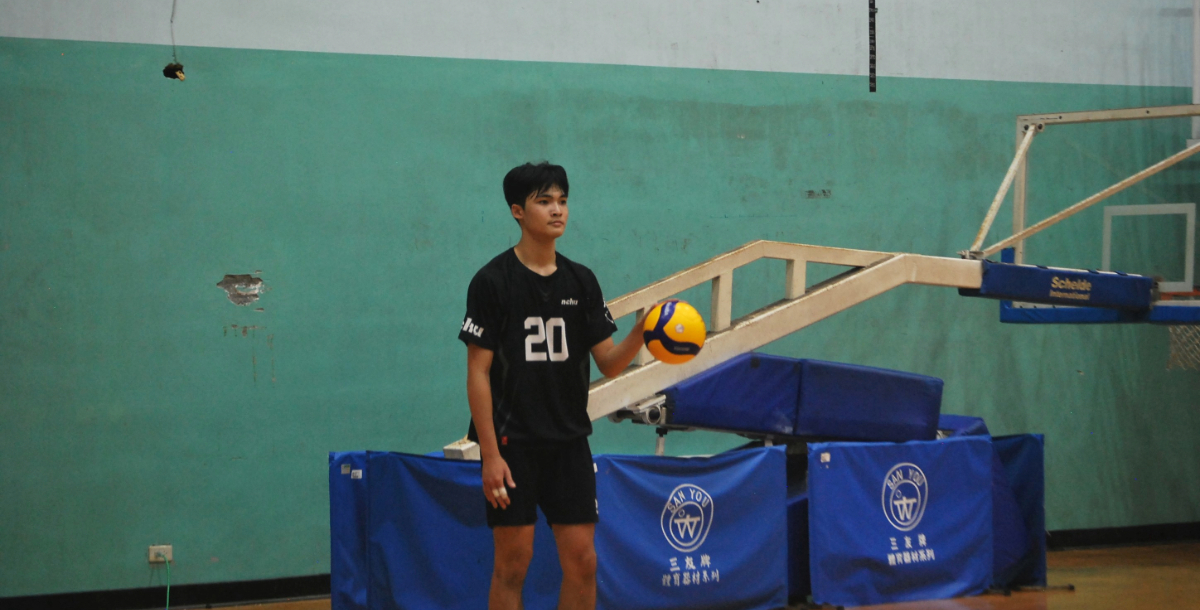 成大大二蔡仲恩展強勁實力，為隊上得分要角。攝/吳妤宸