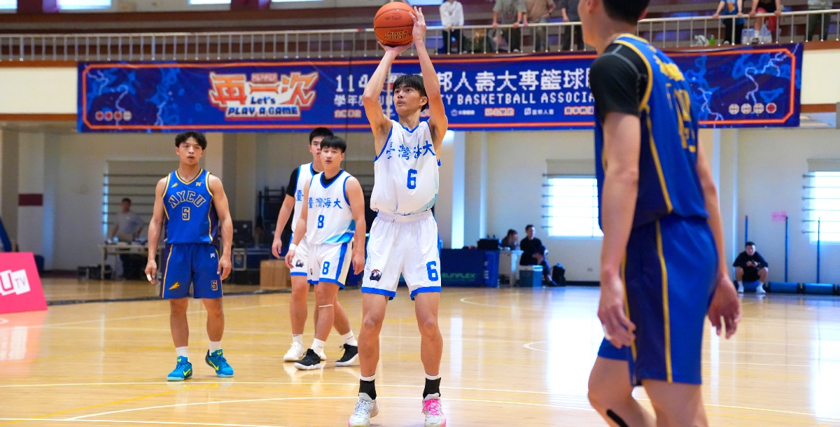 海大隊長張鈞凱多次掌握籃板帶動攻勢，攻下32分。攝／施浚璿