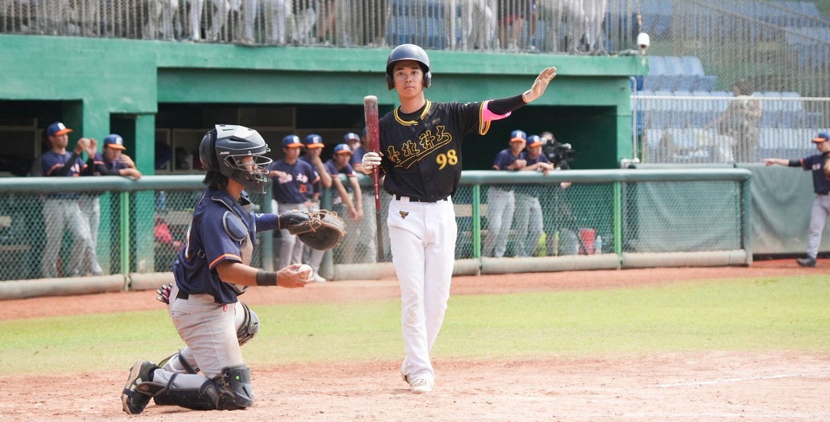 北科阮翊庭繳出三安猛打賞表現。攝/李昀潔