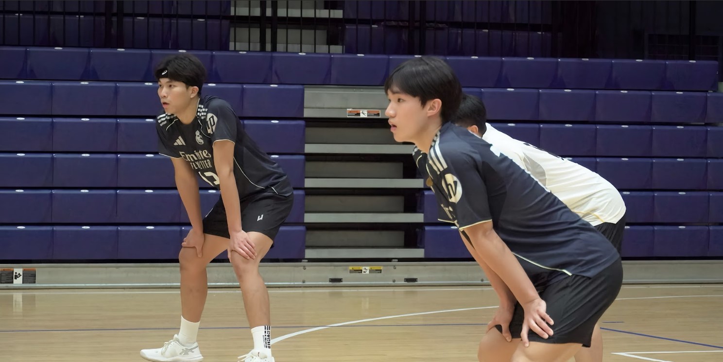 中原攻擊手顏辰翰（左）與許鈞傑（右）多點開花，帶領球隊拿下勝利。攝/巫騏安