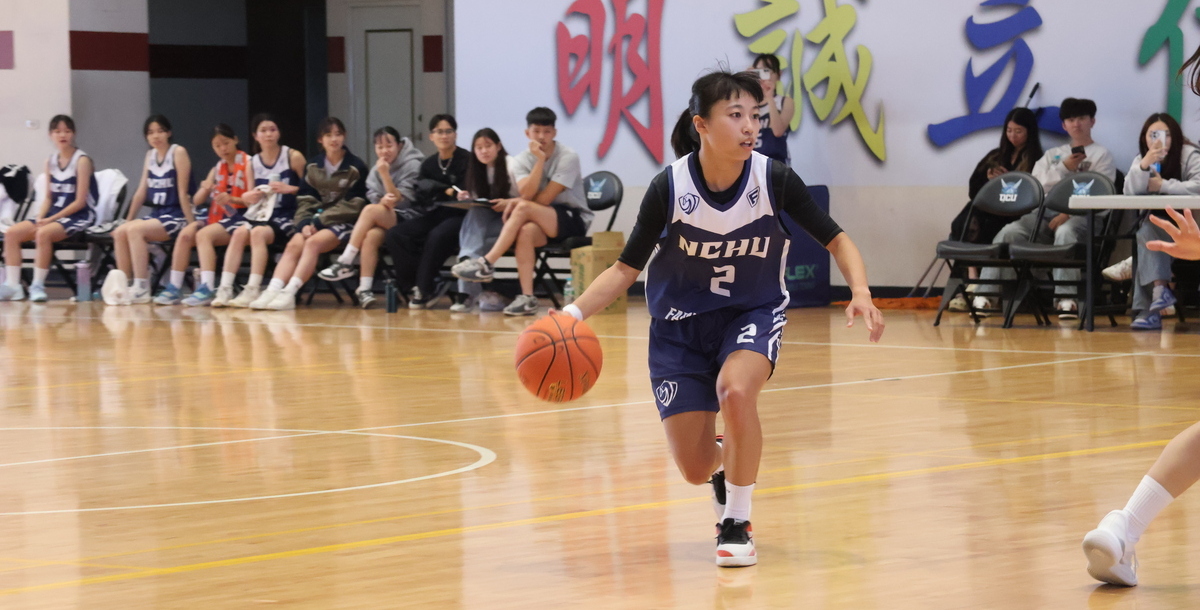 中興姚宣瑜延續對僑光「特別準」的特性,多次命中外線。攝/陳彥甄