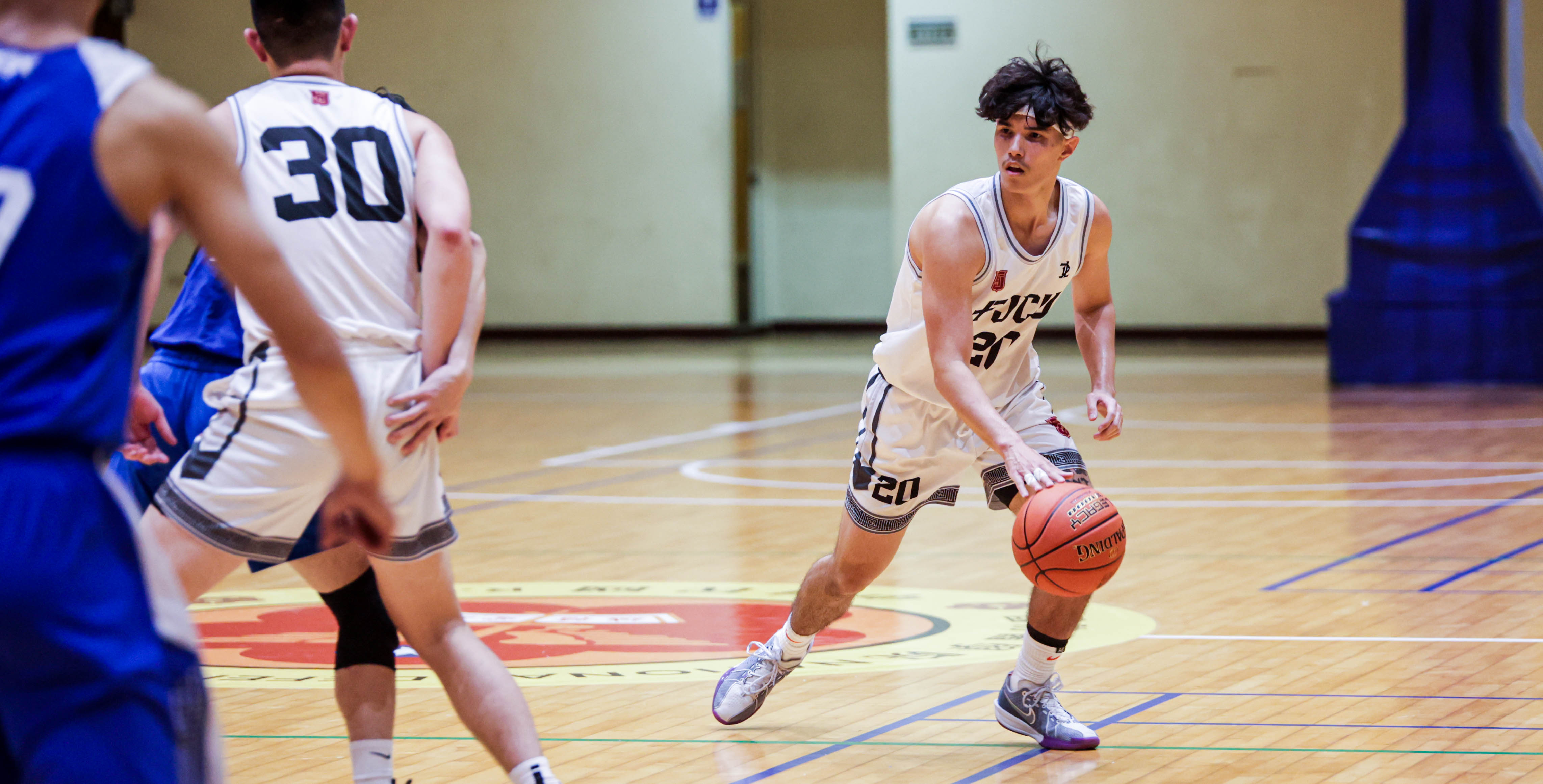 輔大隊長林正安單場拿下21分,更有6籃板3助攻3抄截。攝/簡少彤