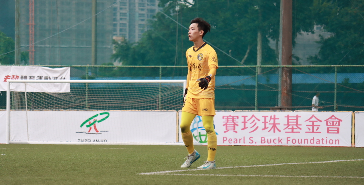 臺大門將徐有彤下半場防守表現精彩。攝/游之睿