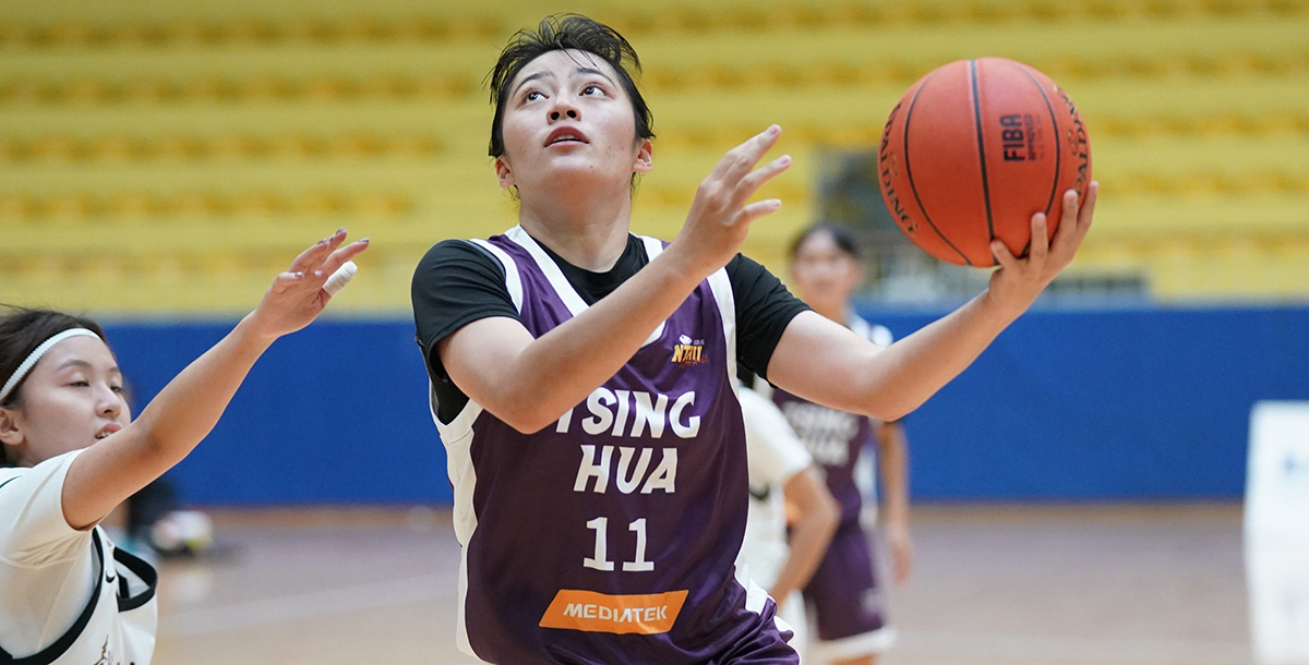 清華大學許馨云攻下全場最高18分，另有7籃板6助攻。攝/大專體總
