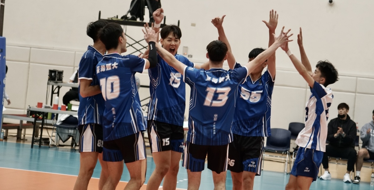 臺體在第二局強勢扳平戰局，展現拼勁。攝/蔡佑涵