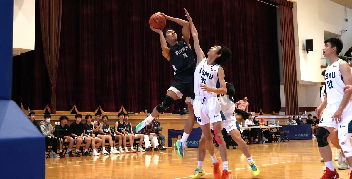 彰師游家騫進攻端表現傑出，攻下15分。攝/陳冠頡