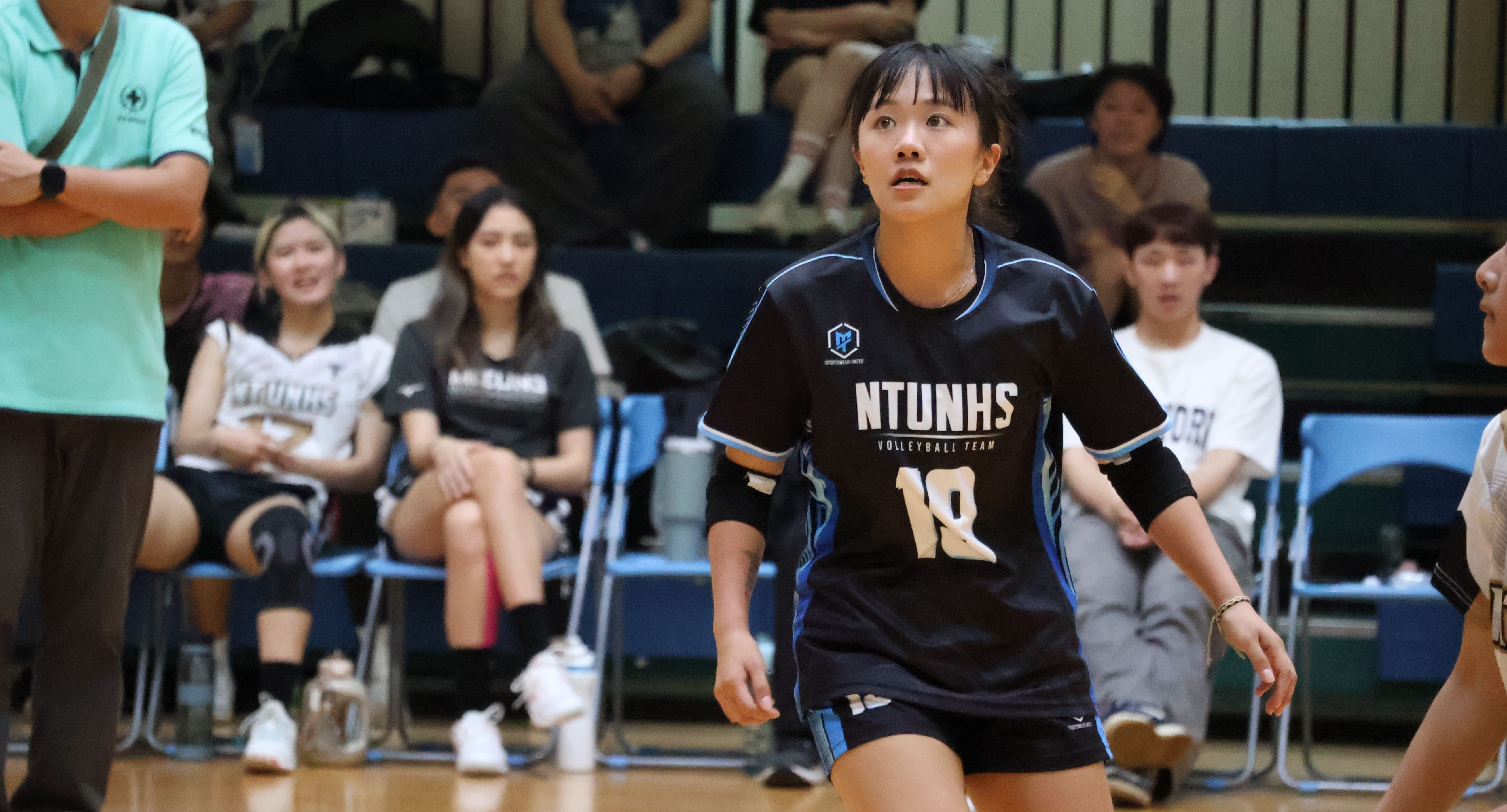 北護自由球員王少寰多次精彩防守。攝/張妘萁