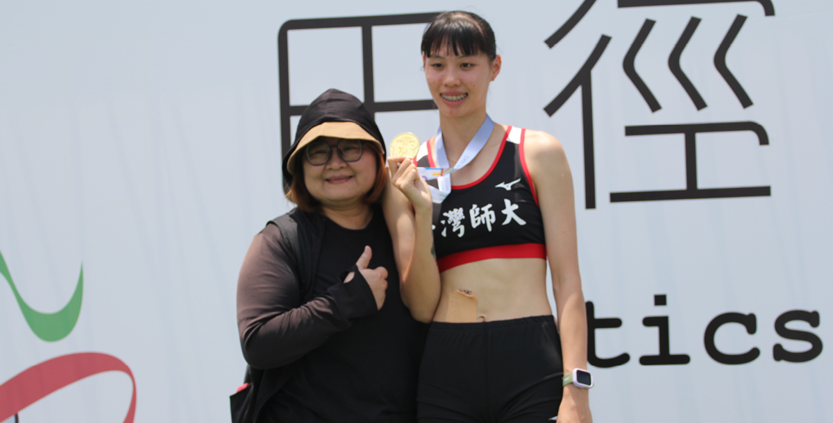 臺師鍾欣儒目標400欄跑進58秒。攝/陳葦澤