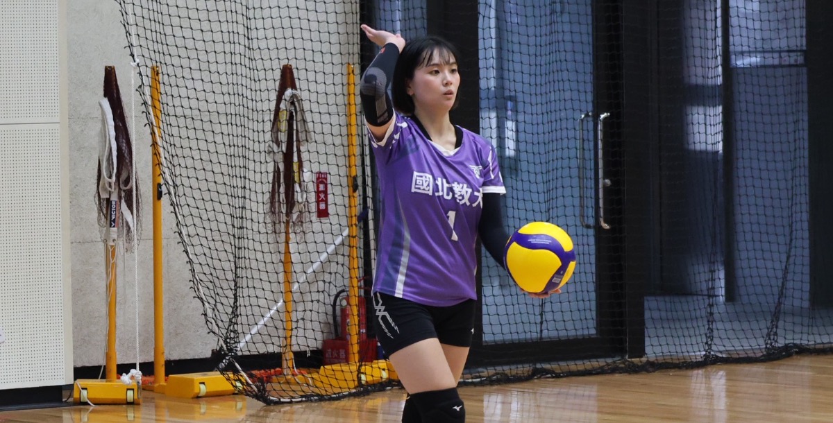 國北教簡怡安展現優異進攻火力，助隊奪預賽開門紅。攝/劉亭寬