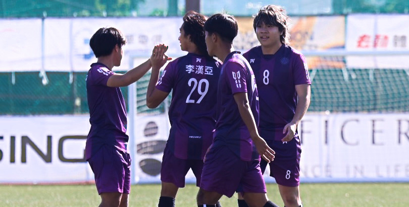 清大李漢亞開局僅5分鐘就為團隊率先得分。 攝/張妘萁