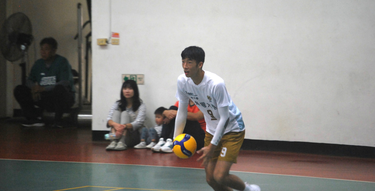 臺大隊長周胤政穩健的態度帶領球隊一步步奪勝。攝/吳妤宸