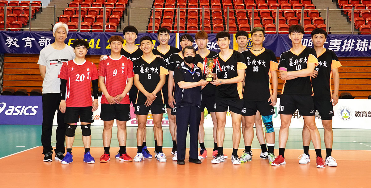 臺北市大3:1退臺體大獲得勝利,連兩年以第五名作收。攝/大專體總