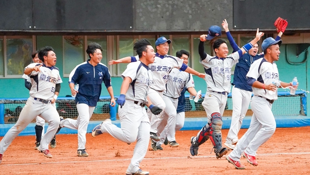 臺北市大終止三連敗,本學年度勝場開張。攝/大專體總