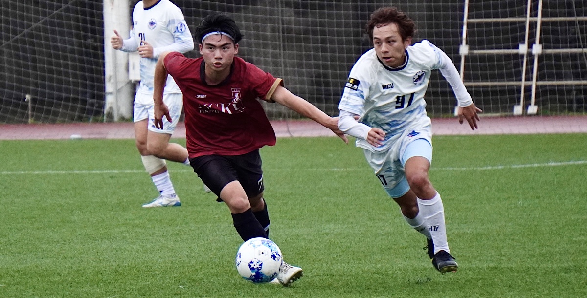 成大今(4)日激戰銘傳，賽局結束成1:1平手。攝/孫千筑