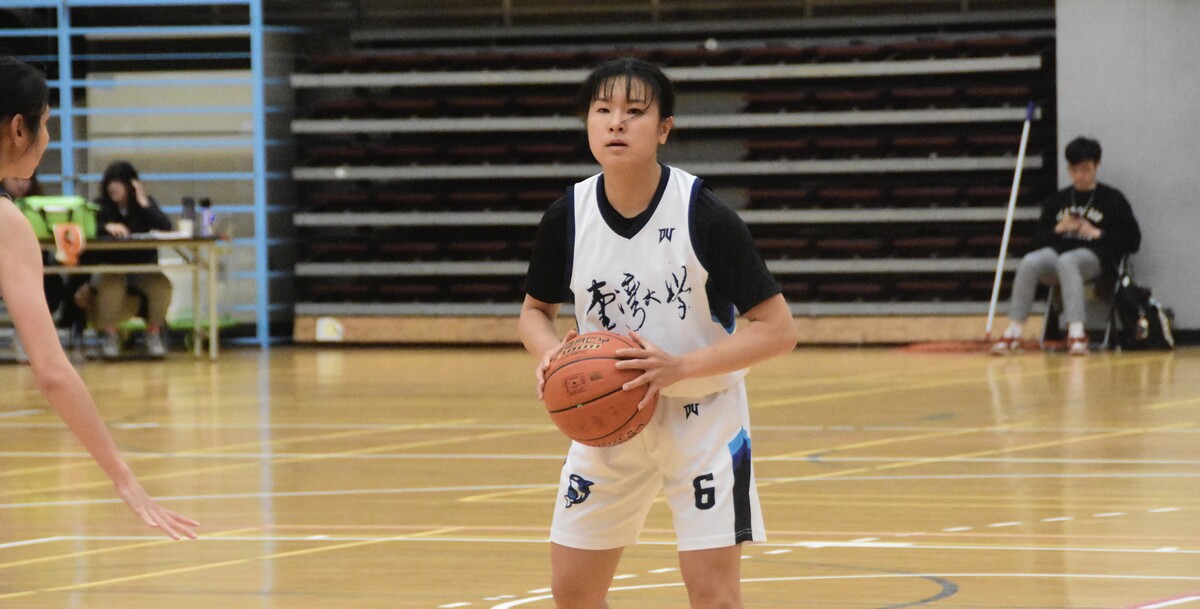 臺大陳芊宇攻下16分，連續多日有亮眼表現。攝/廖心瑀