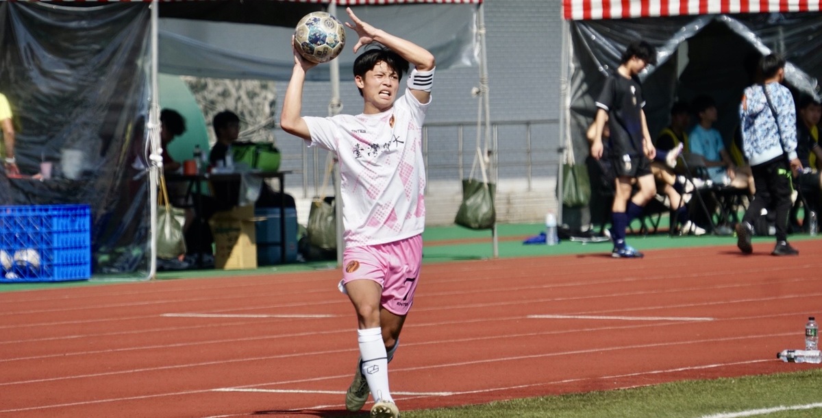 臺師大高廷諺今日完成梅開二度，展現絕佳進攻能力。攝/蔡佑涵 