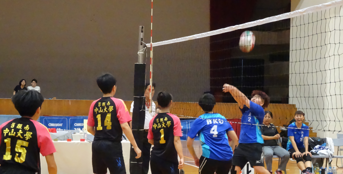 點亮網前奇蹟,弘光科大守出首勝。攝/陳星