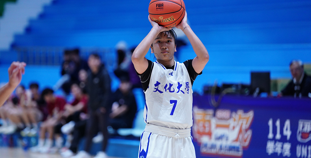 文化大學李恩芯單場11記三分命中，追平公開女一級單場三分命中紀錄。攝/大專體總