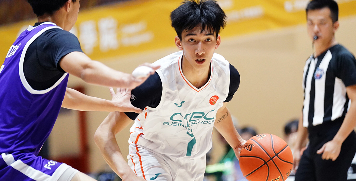 中信學院張俊生含4記外線攻下個人公開一級生涯新高43分。攝/大專體總