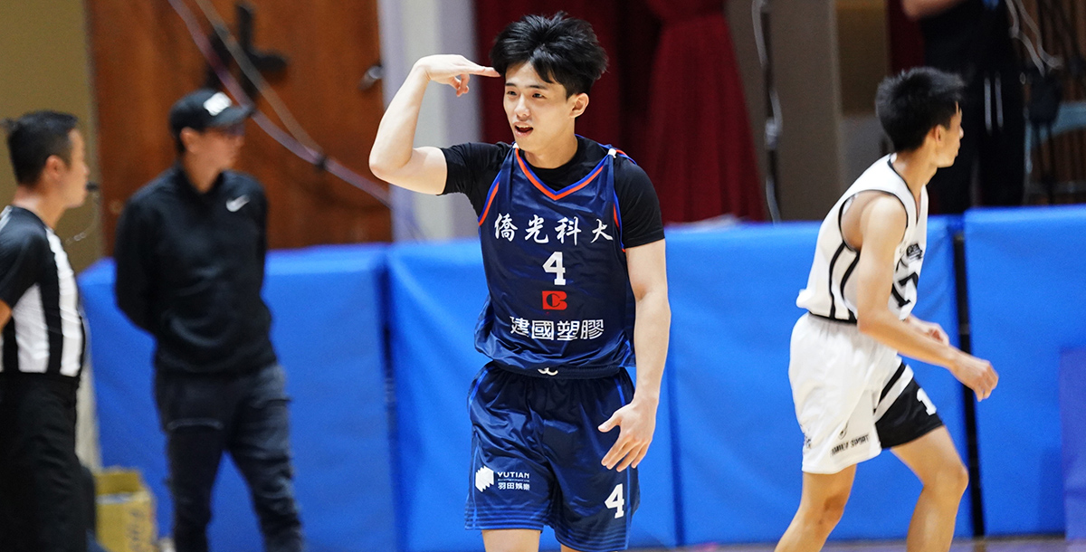 僑光科大陳曛豪公下37分寫下個人公開一級生涯新高。攝/大專體總