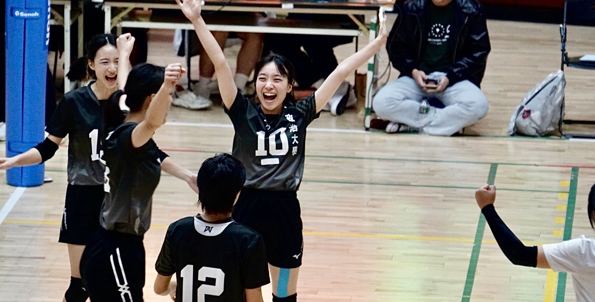 政大林歆蓓帶領球隊直落三拿下勝利。攝/蔡佑涵
