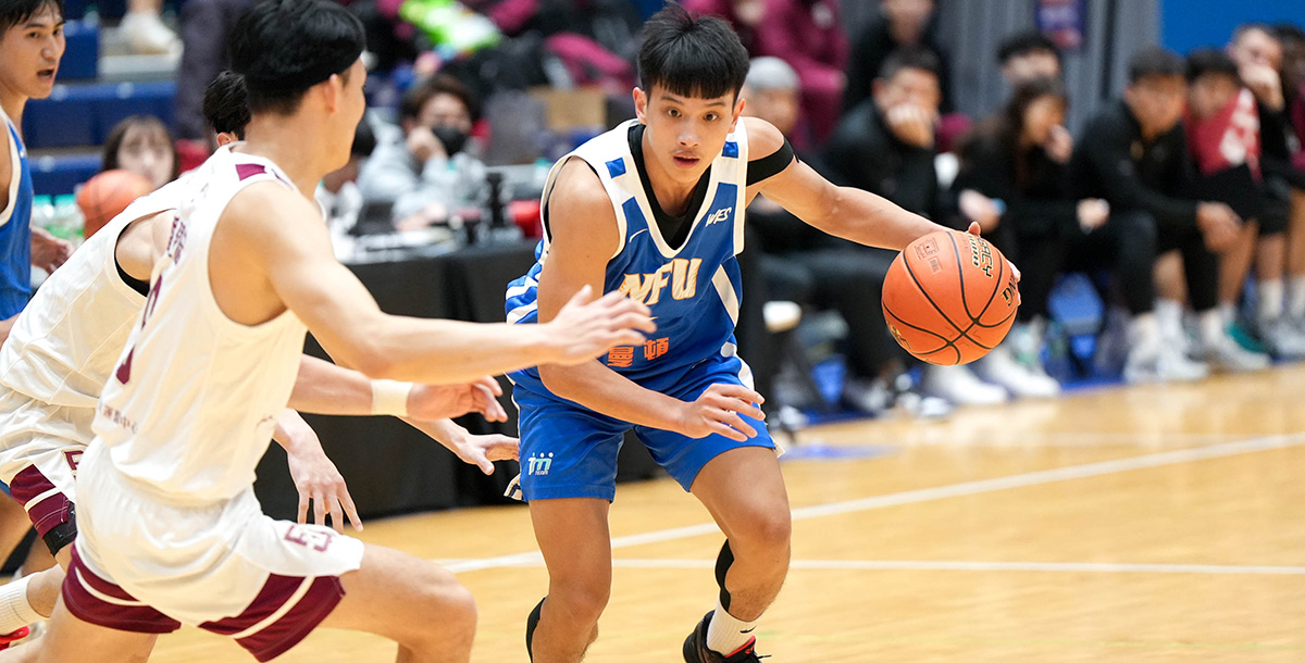 虎尾科大楊程恩20分7籃板。攝/大專體總