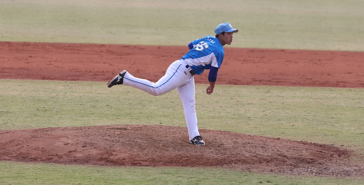 東大邱承葦中繼五局送出5K，並幫助球隊化解危機。攝/陳彥甄