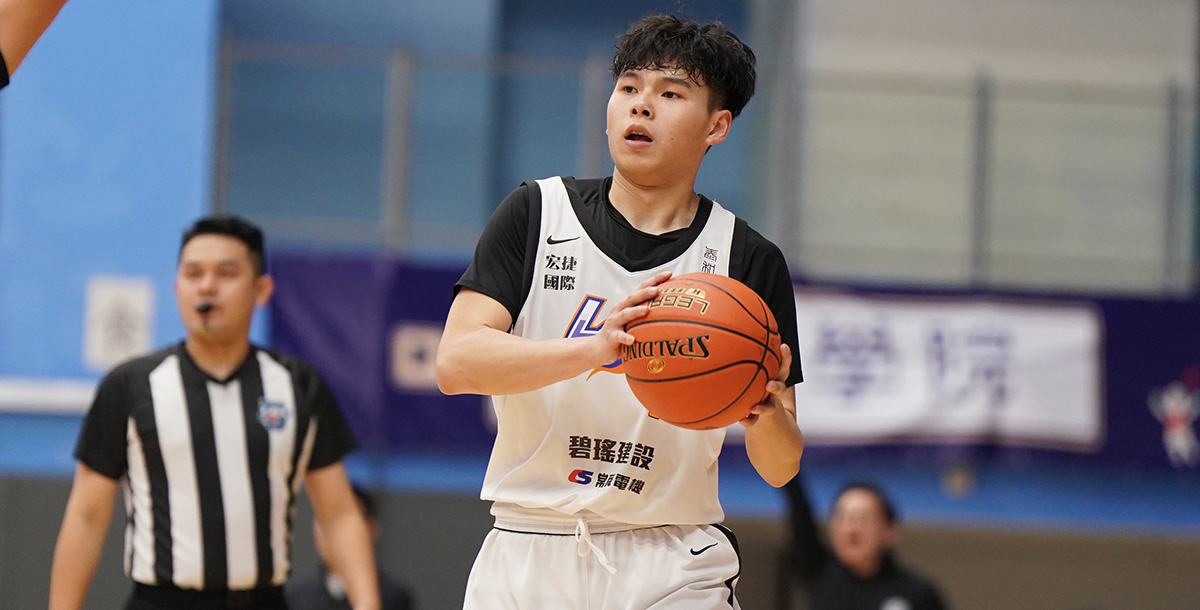 黎明學院謝侄豈投中3記外線共拿下21分，並傳出7次助攻。攝/大專體總