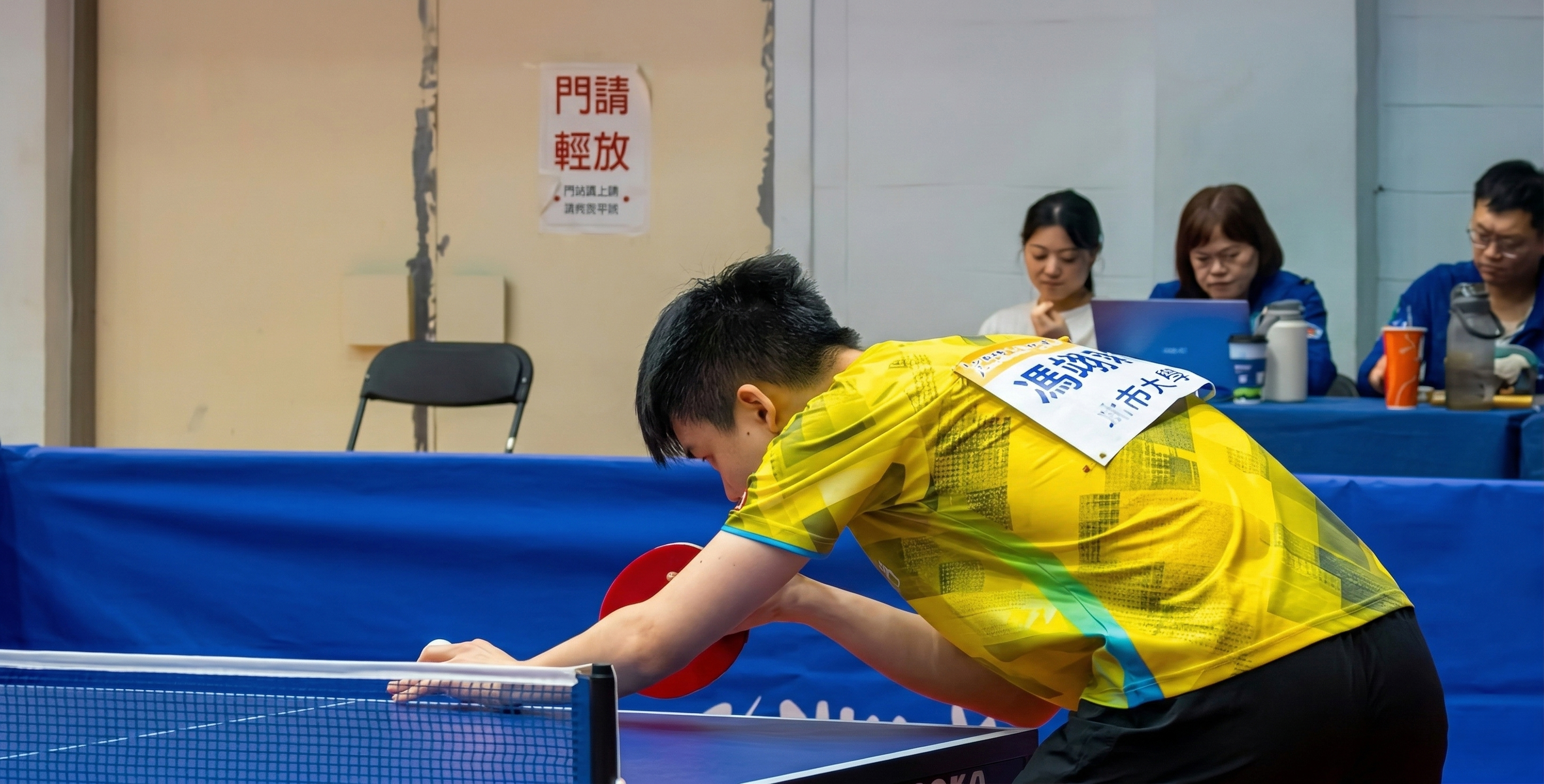 北市大馮翊新成功衛冕男單金牌。圖/全大運辦公室提供