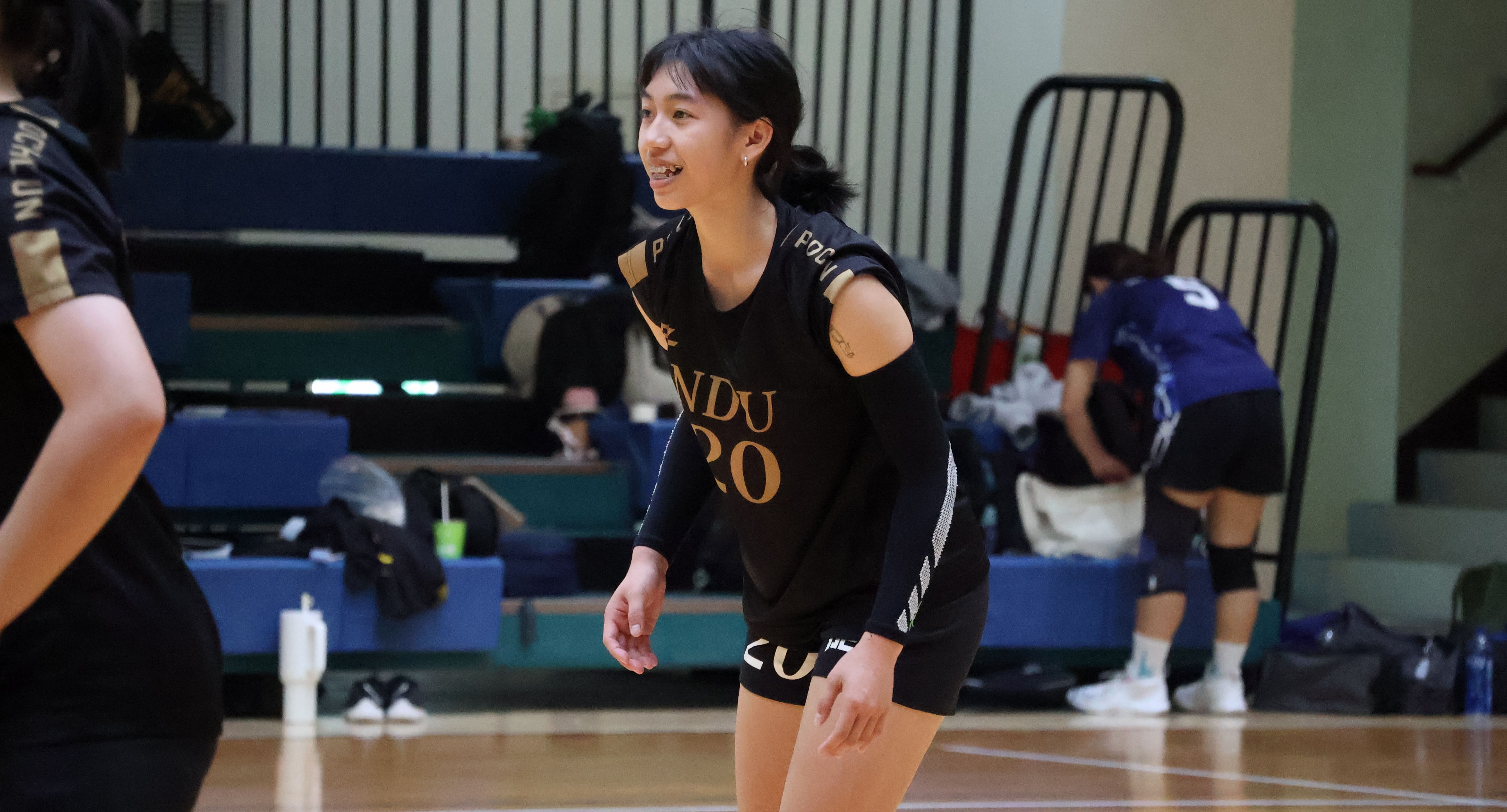 國防林歆霏今日表現亮眼。攝/張妘萁