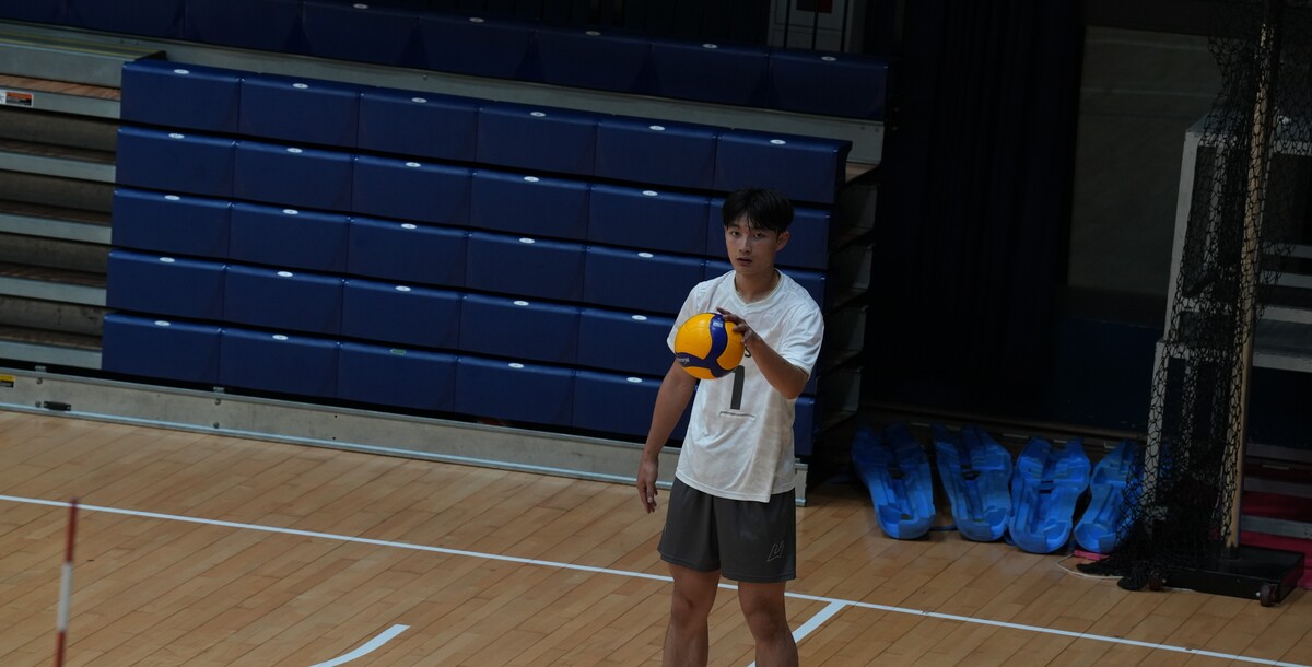 屏科隊長程少崗穩定軍心帶領球隊拿下勝利  攝/李孟璇