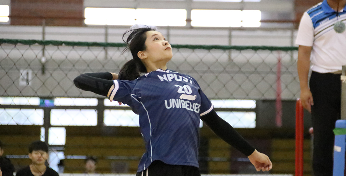 屏科葉宸妤扛起隊長重任,帶領學妹成長。攝/胡凱婷
